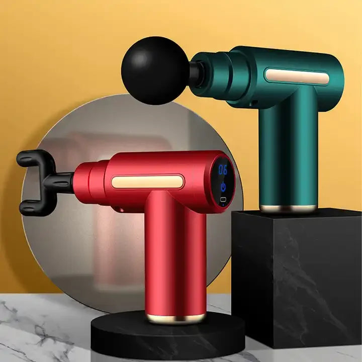 Cordless Massage Gun — 6 Speeds, 8-Hour Battery