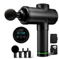Percussion Massage Gun — 6 Heads, Brushless Motor